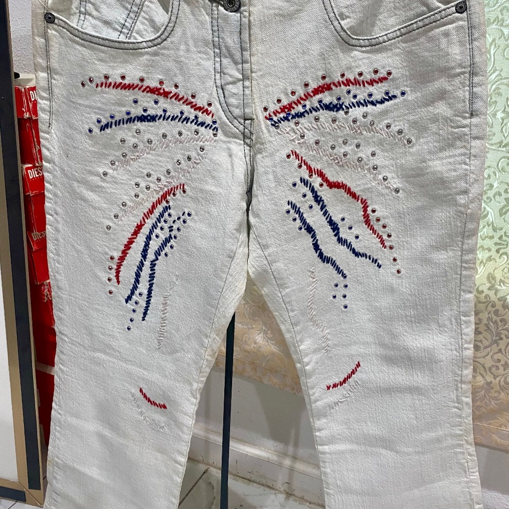 Ladies Parasuco Vintage Premium Ergonomic Capri Pants Sz 27